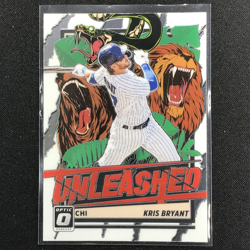 2021 Donruss Optic KRIS BRYANT Unleashed Base #9