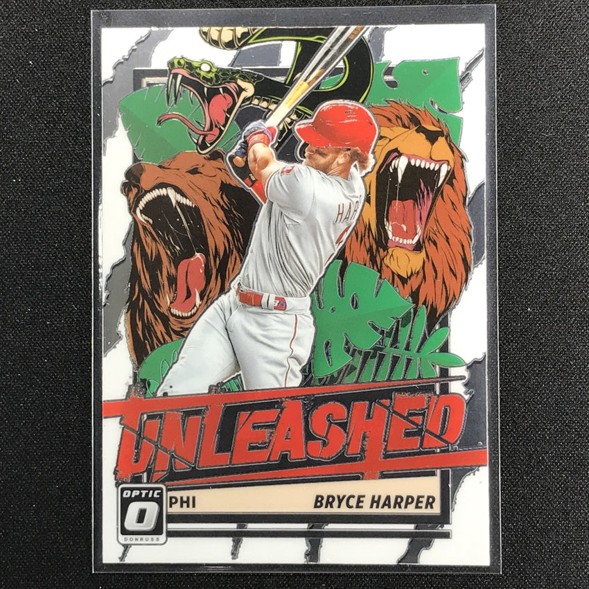 2021 Donruss Optic BRYCE HARPER Unleashed Base #10
