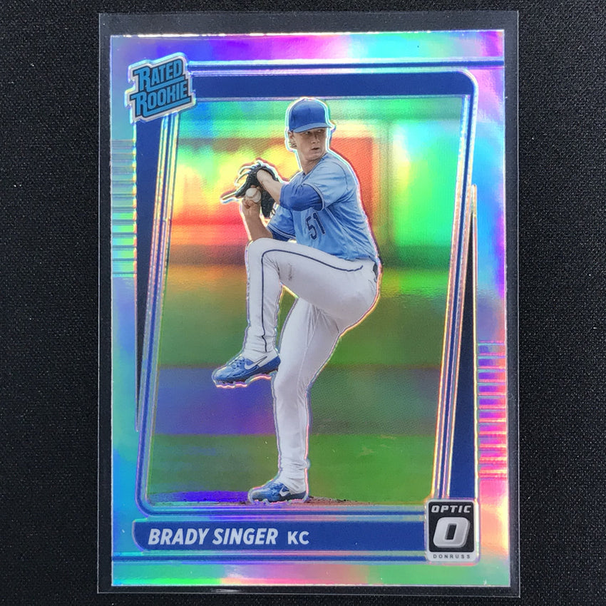 2021 Donruss Optic BRADY SINGER Rated Rookie Holo Silver #51