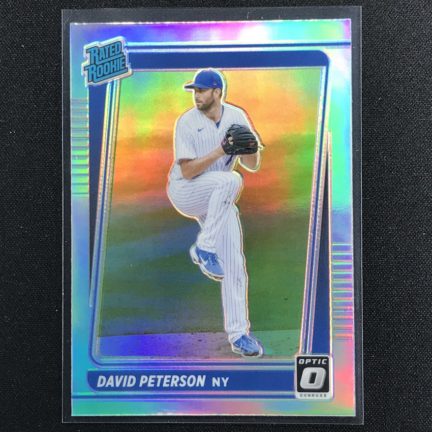 2021 Donruss Optic DAVID PETERSON Rated Rookie Holo Silver #61
