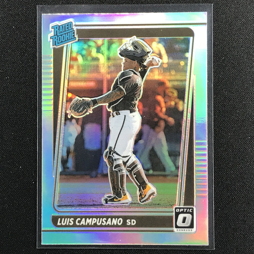 2021 Donruss Optic Luis Campusano Rated Rookie Holo Silver No 66