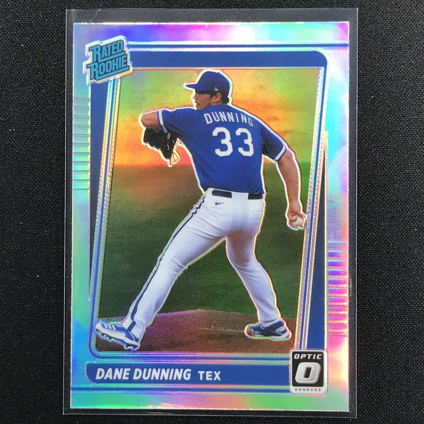 2021 Donruss Optic DANE DUNNING Rated Rookie Holo Silver #75