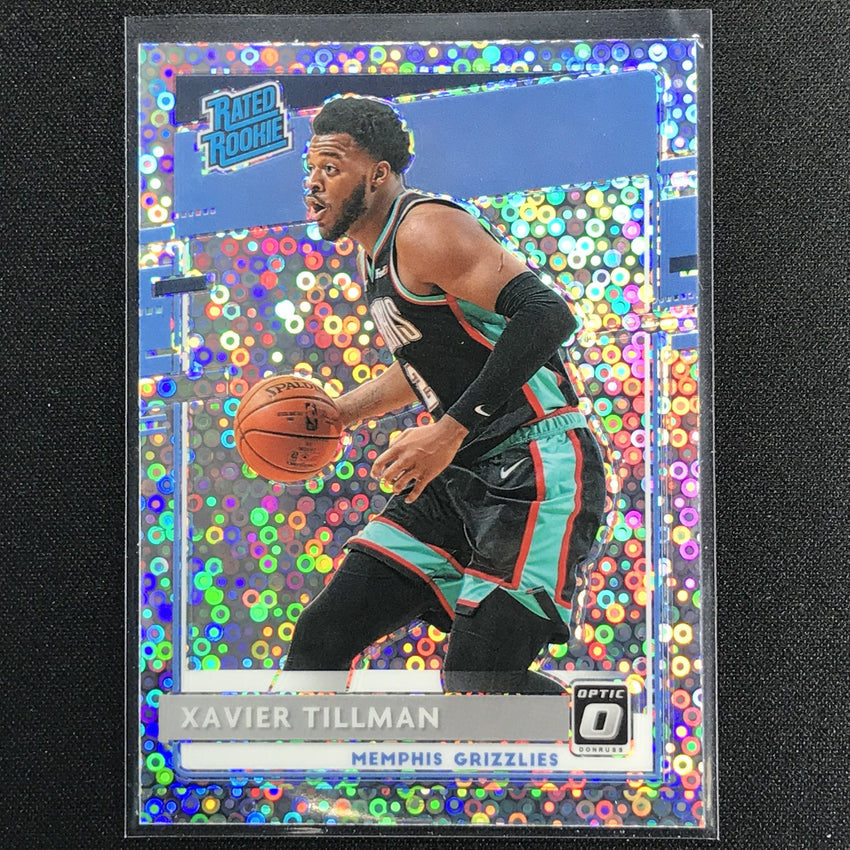 2020-21 Donruss Optic XAVIER TILLMAN Rated Rookie Fast Break Holo Silver #185