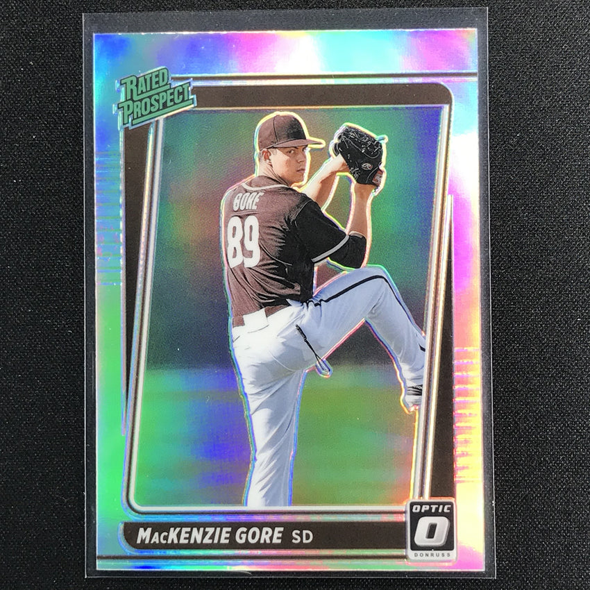 2021 Donruss Optic MACKENZIE GORE Rated Prospect Holo Silver #4