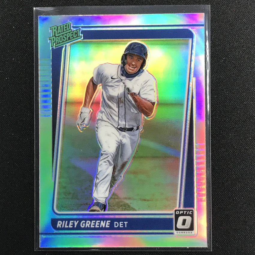 2021 Donruss Optic RILEY GREENE Rated Prospect Holo Silver #5