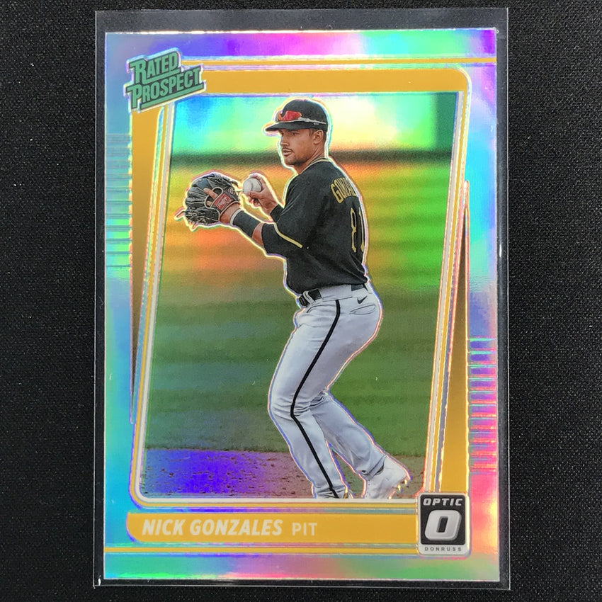 2021 Donruss Optic NICK GONZALES Rated Prospect Holo Silver #6
