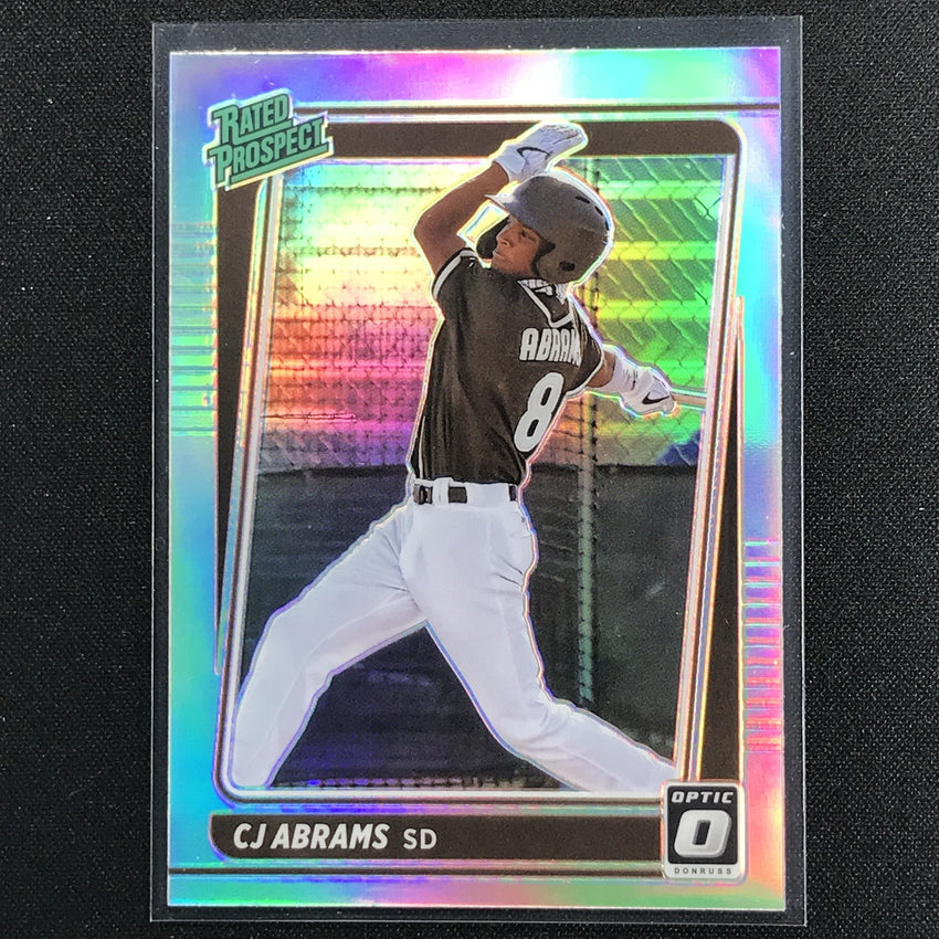2021 Donruss Optic CJ ABRAMS Rated Prospect Holo Silver #9