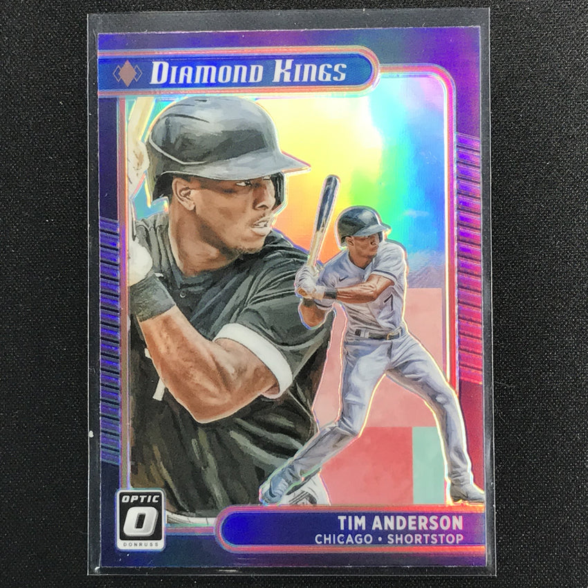 2021 Donruss Optic TIM ANDERSON Diamond Kings Holo Silver #7