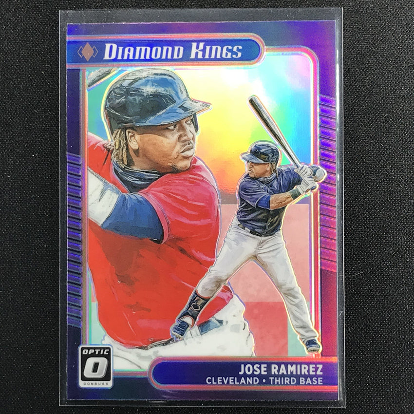 2021 Donruss Optic JOSE RAMIREZ Diamond Kings Holo Silver #8