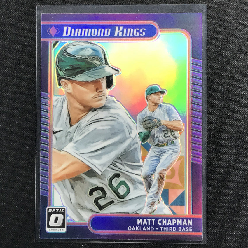 2021 Donruss Optic MATT CHAPMAN Diamond Kings Holo Silver #11