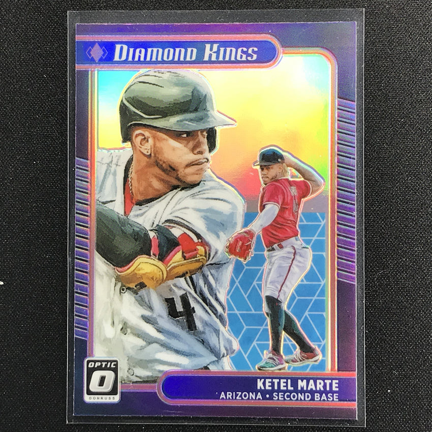 2021 Donruss Optic KETEL MARTE Diamond Kings Holo Silver #30