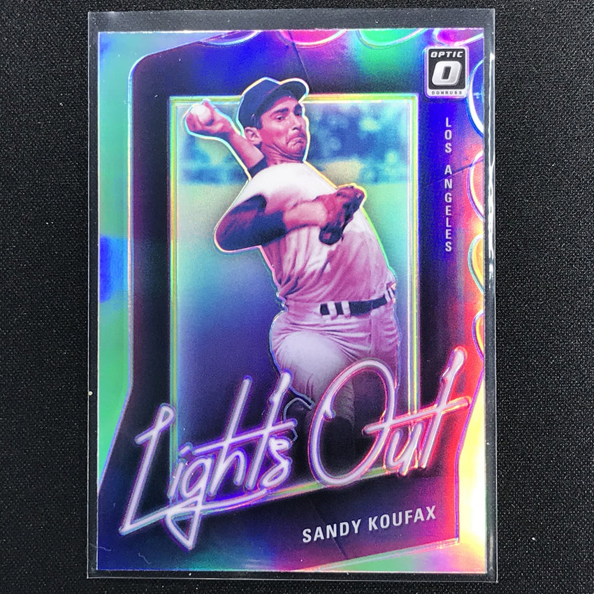 2021 Donruss Optic SANDY KOUFAX Lights Out Holo Silver #3