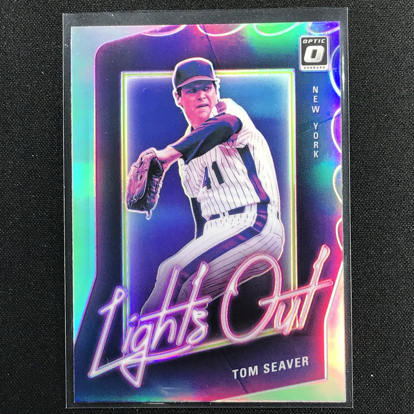 2021 Donruss Optic TOM SEAVER Lights Out Holo Silver #4