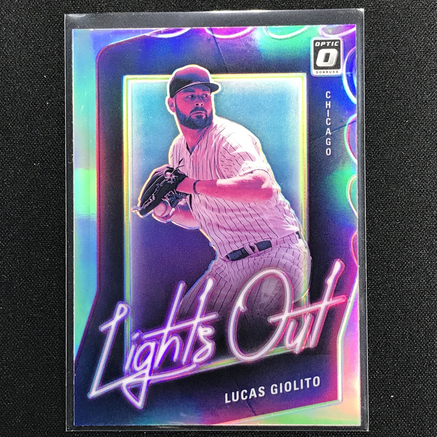 2021 Donruss Optic LUCAS GIOLITO Lights Out Holo Silver #8