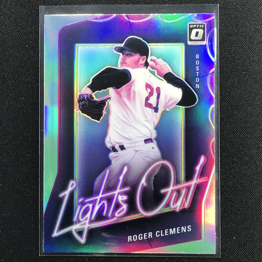 2021 Donruss Optic ROGER CLEMENS Lights Out Holo Silver #13
