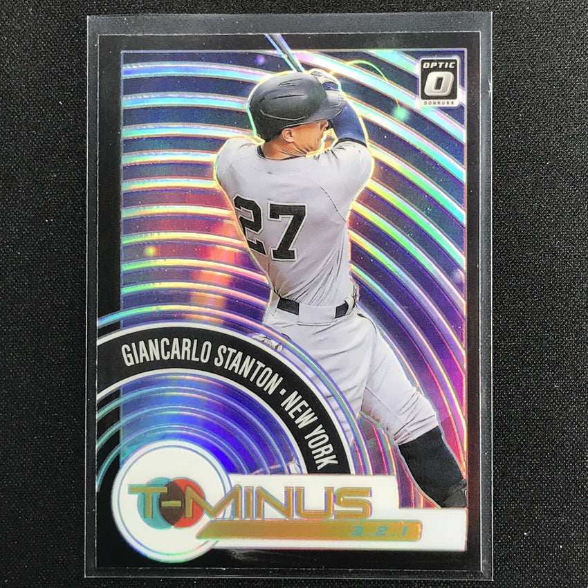 2021 Donruss Optic Giancarlo Stanton T-minus 321 Holo Silver No 2