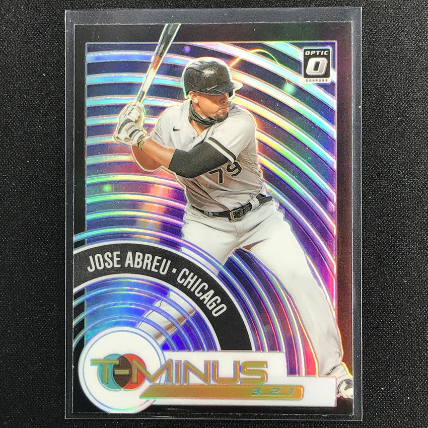2021 Donruss Optic Jose Abreu T-minus 321 Holo Silver No 3