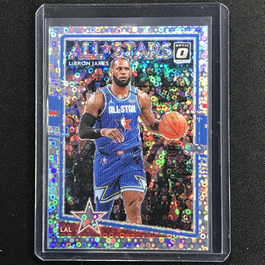 2020-21 Donruss Optic Lebron James All Stars Fast Break Holo Silver No 2