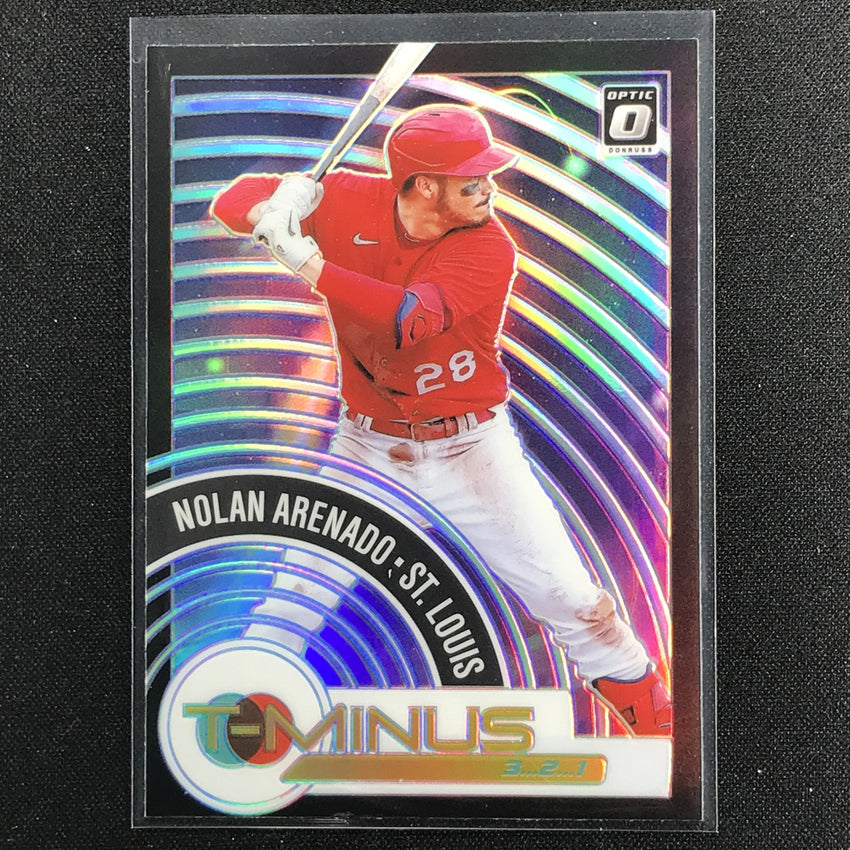 2021 Donruss Optic Nolan Arenado T-minus 321 Holo Silver No 4