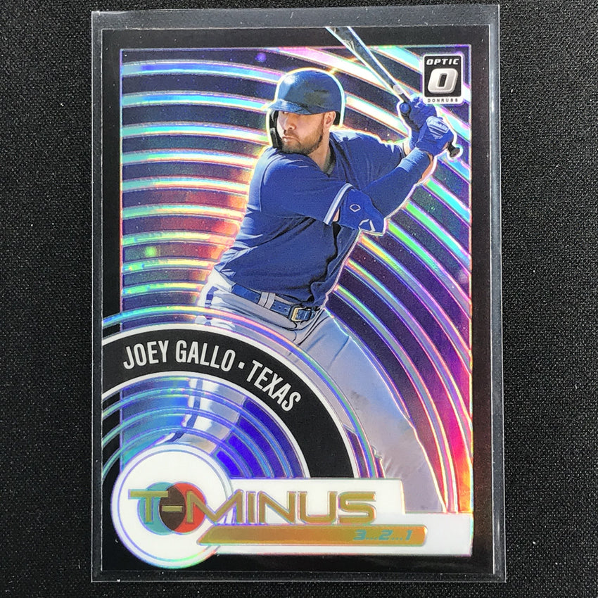 2021 Donruss Optic Joey Gallo T-minus 321 Holo Silver No 6