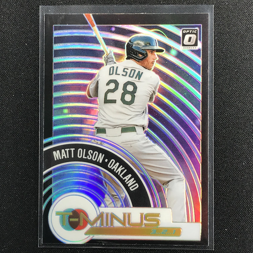 2021 Donruss Optic Matt Olson T-minus 321 Holo Silver No 11