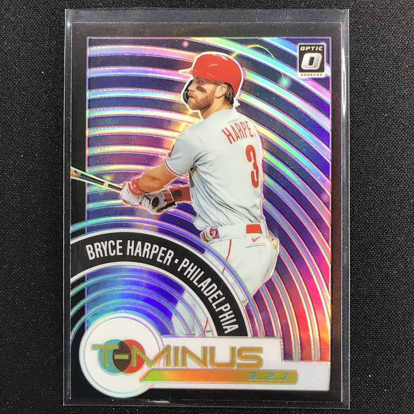 2021 Donruss Optic Bryce Harper T-minus 321 Holo Silver No 13