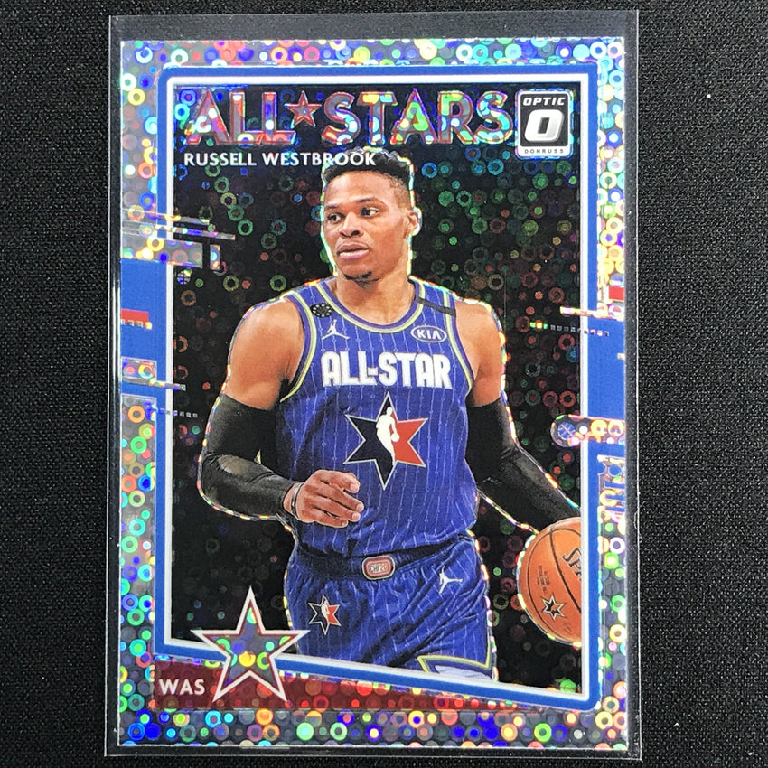 2020-21 Donruss Optic RUSSELL WESTBROOK All Stars Fast Break Holo Silver #7
