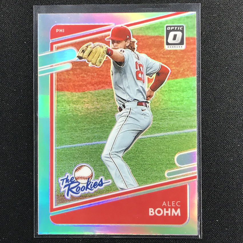 2021 Donruss Optic ALEC BOHM The Rookies Holo Silver #7