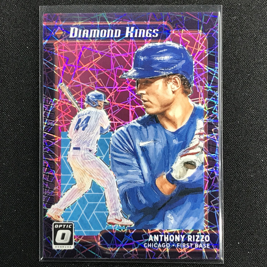 2021 Donruss Optic Anthony Rizzo Diamond Kings Pink Velocity /249