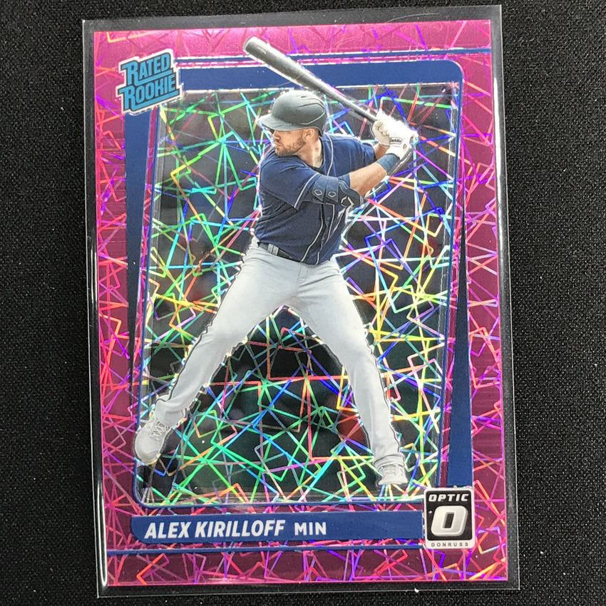 2021 Donruss Optic Alex Kirilloff Rated Rookie Pink Velocity 101/249