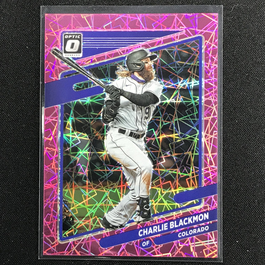 2021 Donruss Optic Charlie Blackmon Pink Velocity /249