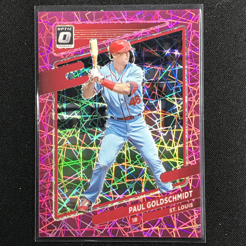2021 Donruss Optic Paul Goldschmidt Pink Velocity /249
