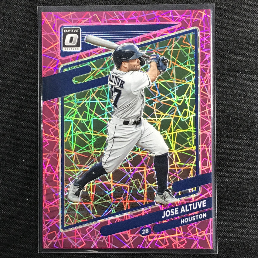 2021 Donruss Optic Jose Altuve Pink Velocity /249
