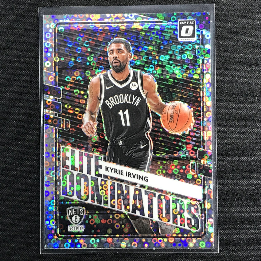 2020-21 Donruss Optic KYRIE IRVING Elite Dominators Fast Break Holo Silver #8