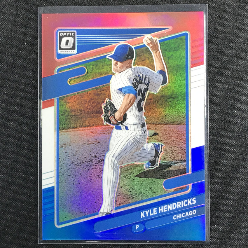 2021 Donruss Optic Kyle Hendricks Red White Blue /199