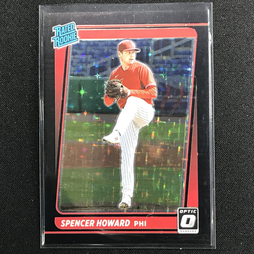 2021 Donruss Optic Spencer Howard Rated Rookie Black Stars 102/149
