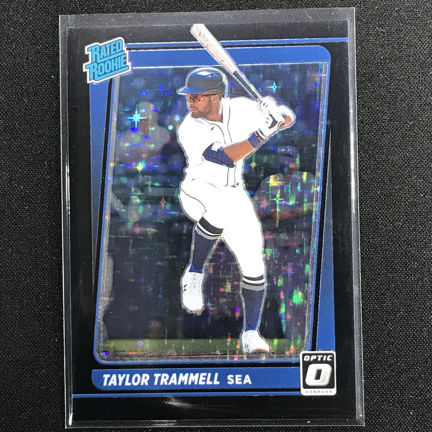 2021 Donruss Optic Taylor Trammell Rated Rookie Black Stars 83/149
