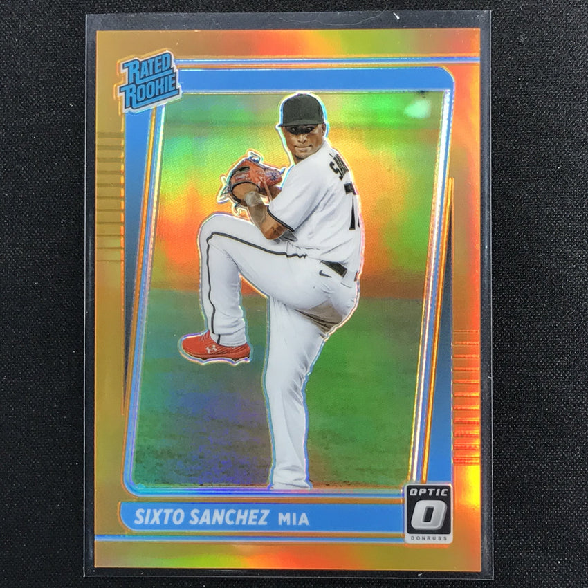 2021 Donruss Optic Sixto Sanchez Rated Rookie Orange 94/125