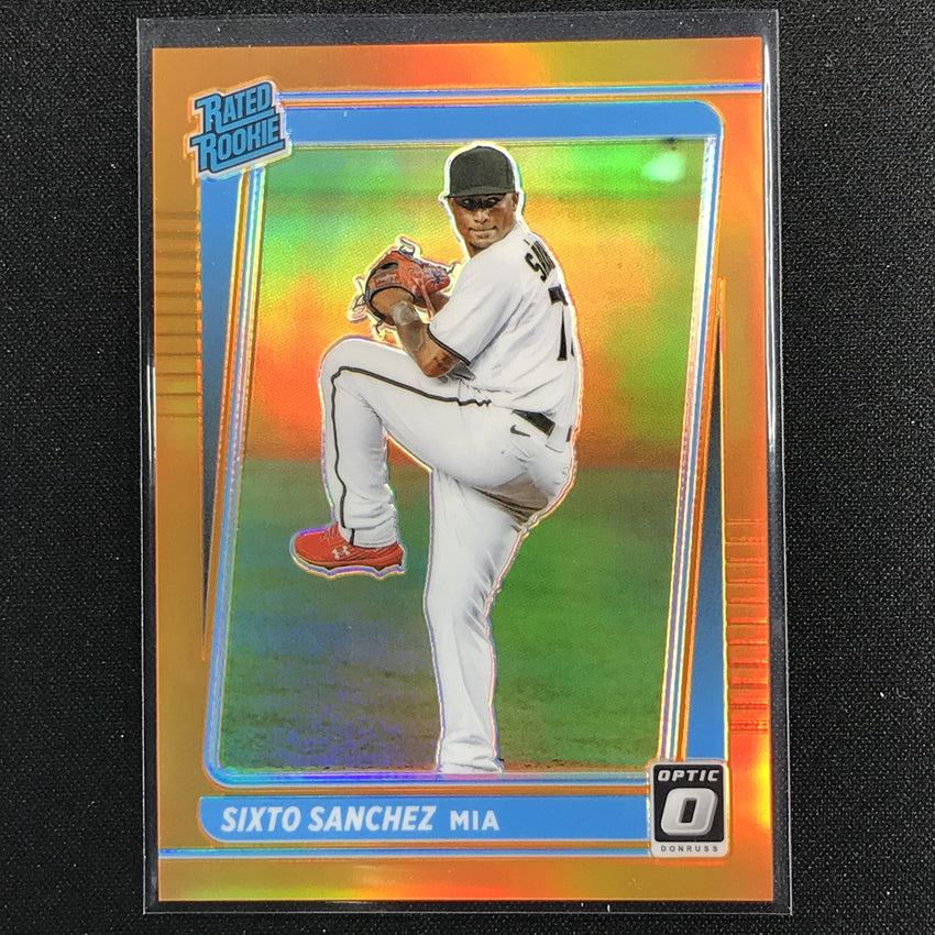 2021 Donruss Optic Sixto Sanchez Rated Rookie Orange 93/125