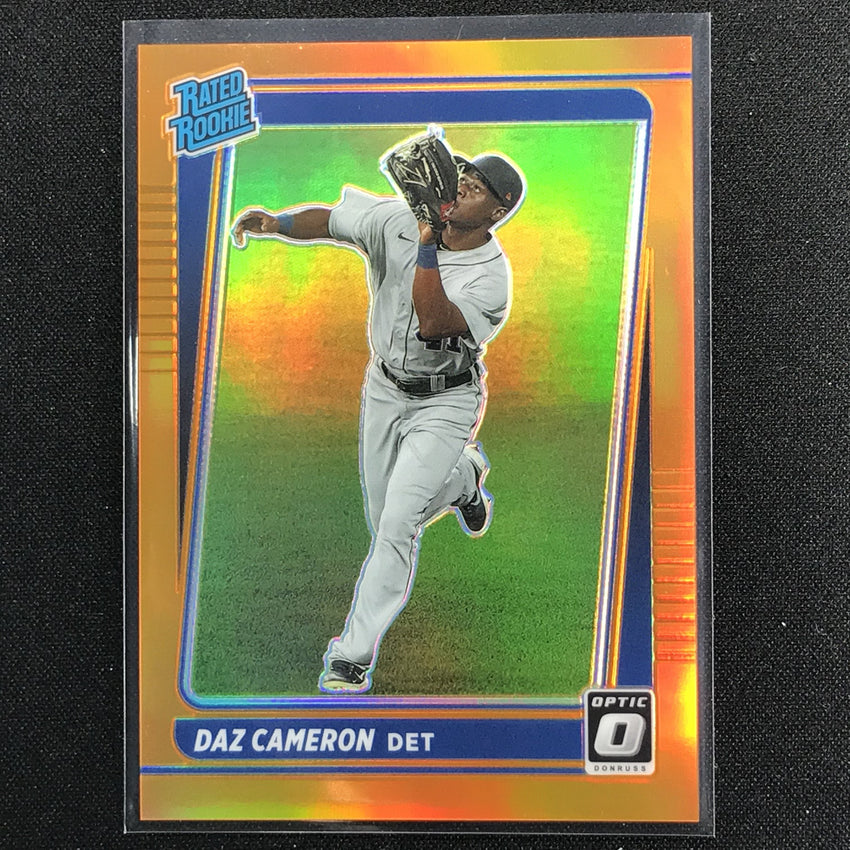 2021 Donruss Optic Daz Cameron Rated Rookie Orange 108/125