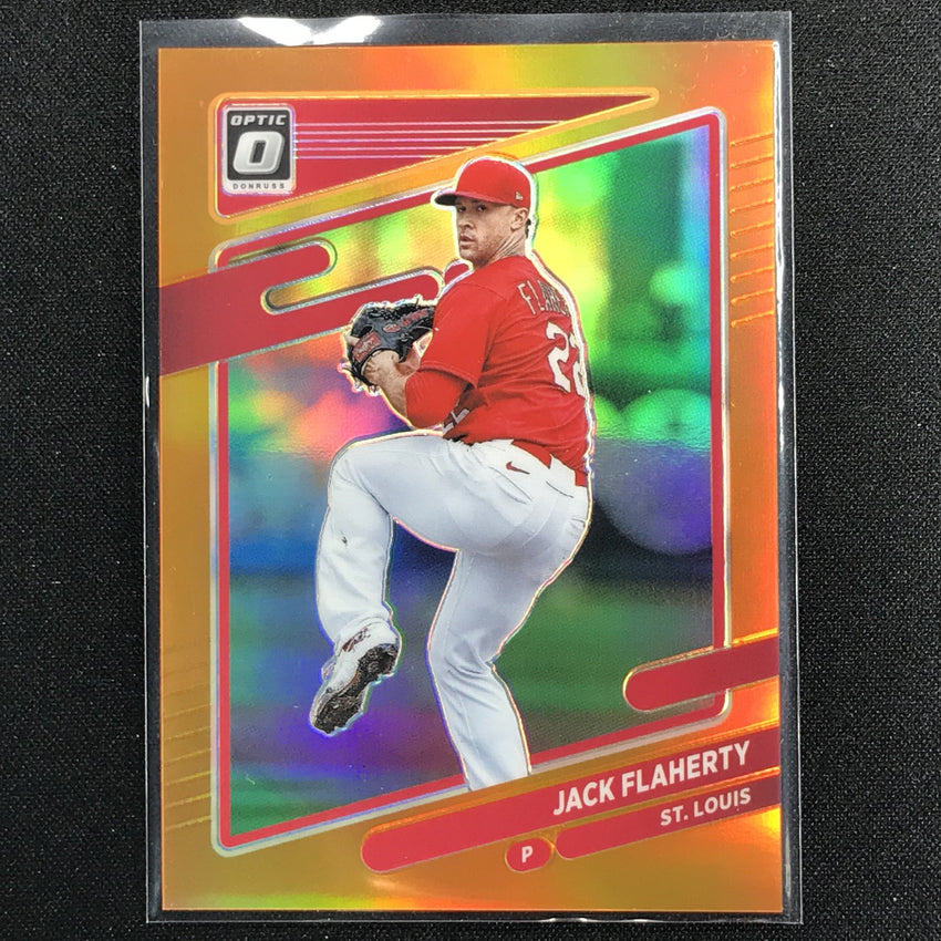2021 Donruss Optic Jack Flaherty Orange 119/125