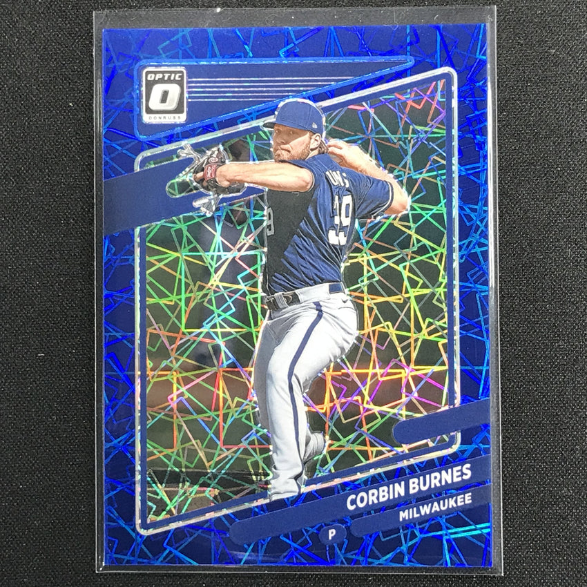 2021 Donruss Optic Corbin Burnes Blue Velocity 54/99