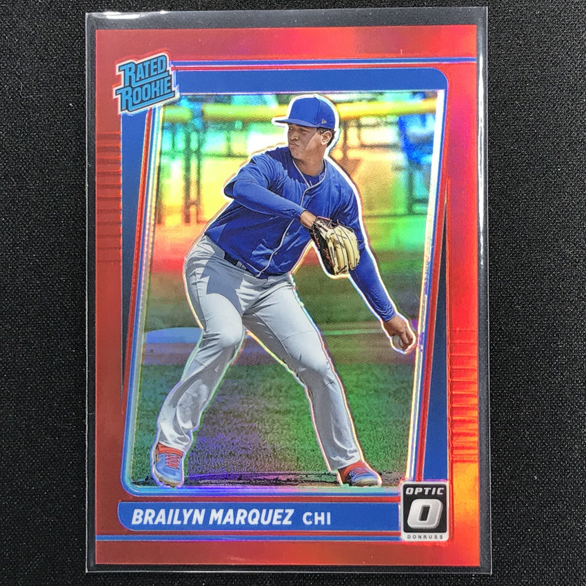 2021 Donruss Optic Brailyn Marquez Rated Rookie Red 56/60