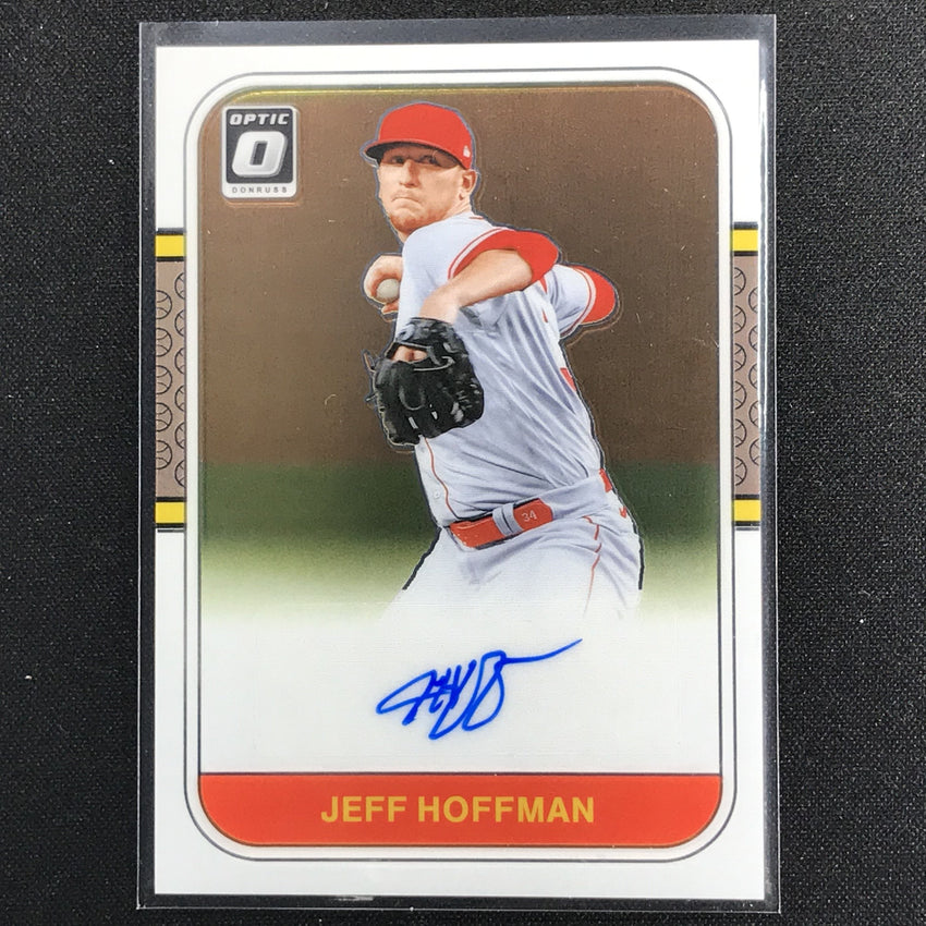 2021 Donruss Optic JEFF HOFFMAN Retro 1987 Signatures Auto #JH