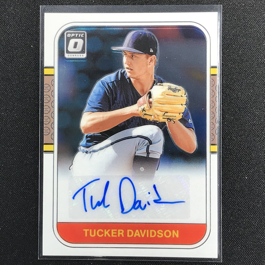 2021 Donruss Optic TUCKER DAVIDSON Retro 1987 Rookie Signatures Auto #TD