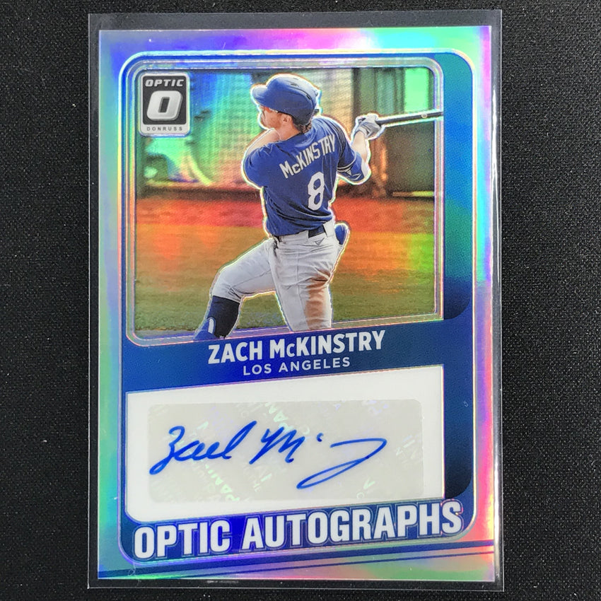 2021 Donruss Optic ZACH MCKINSTRY Optic Autographs Holo Silver #ZM