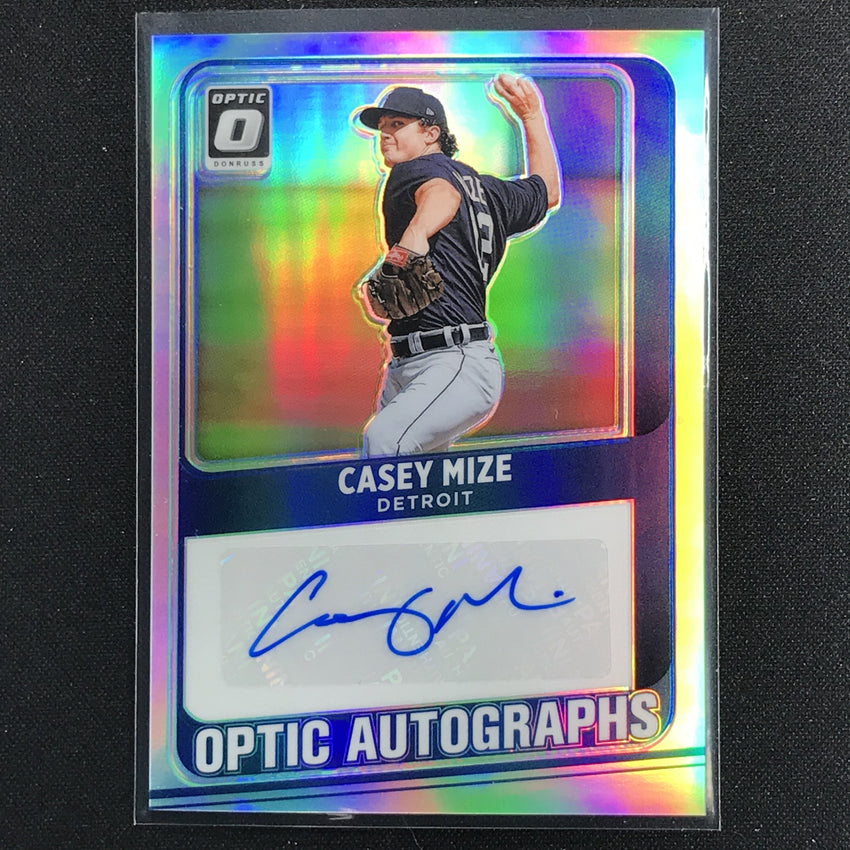 2021 Donruss Optic CASEY MIZE Rookie Optic Autographs Holo Silver #CM