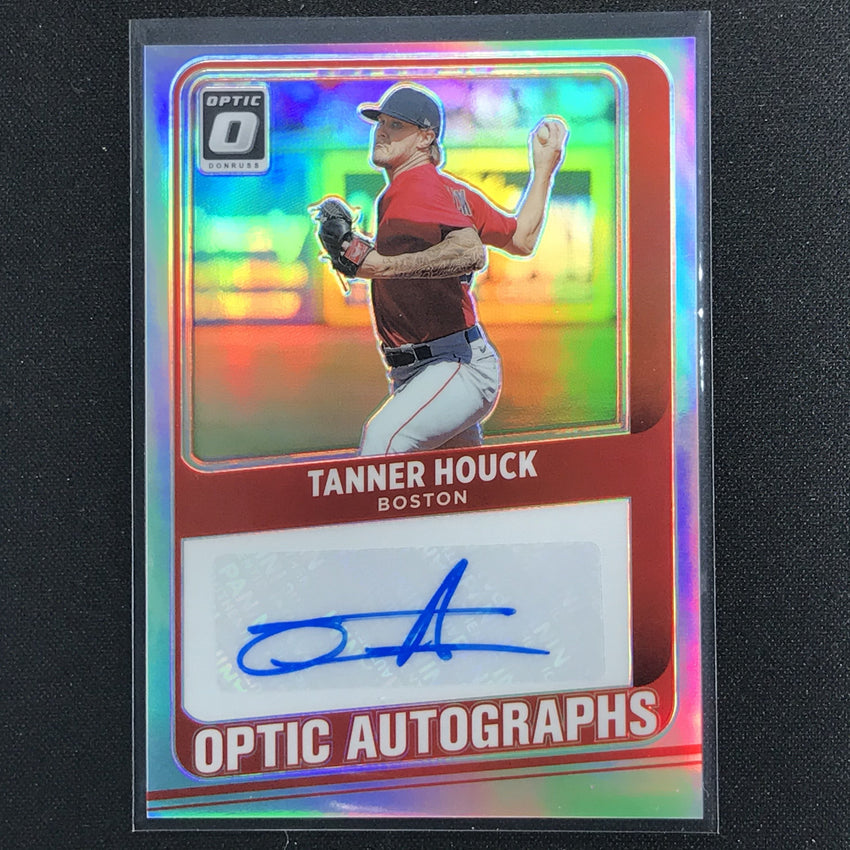 2021 Donruss Optic Tanner Houck Rookie Optic Autographs Holo Silver No Th A