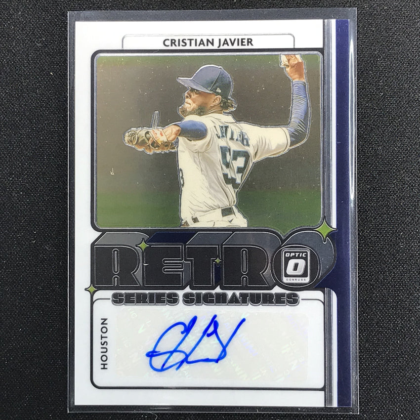 2021 Donruss Optic CRISTIAN JAVIER Retro Signatures Rookie Auto #CJ