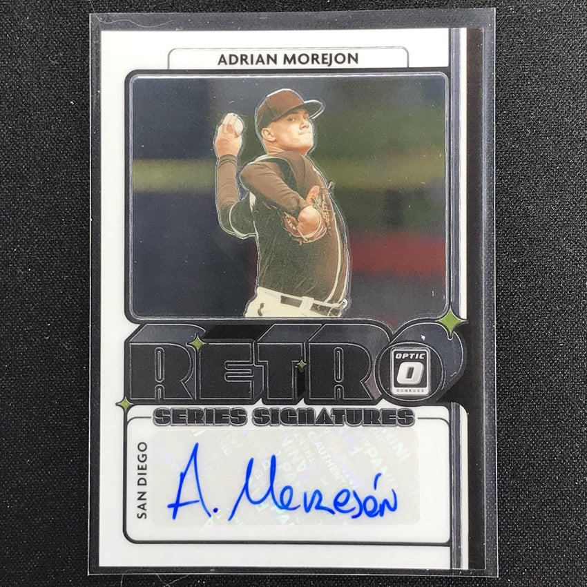 2021 Donruss Optic ADRIAN MOREJON Retro Signatures Auto #AM